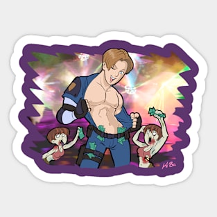 Stripper Leon Sticker